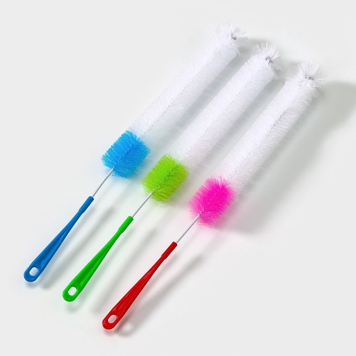 Ёршик для посуды Доляна, 56×5 см, цвет МИКС Ёршик для посуды Доляна, 56×5 см, цвет МИКС