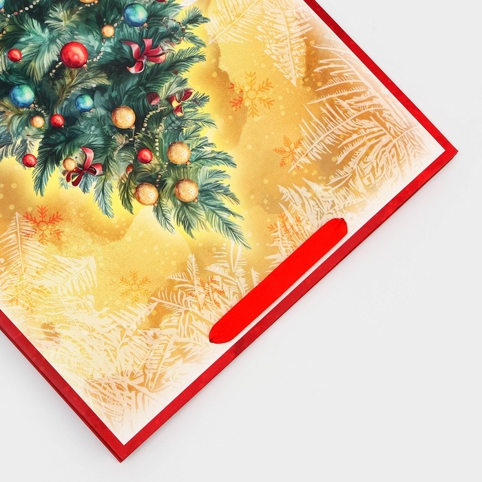 Пакет ламинированный вертикальный Пакет ламинированный вертикальный "Ёлочка", L 31 × 40 × 12 см