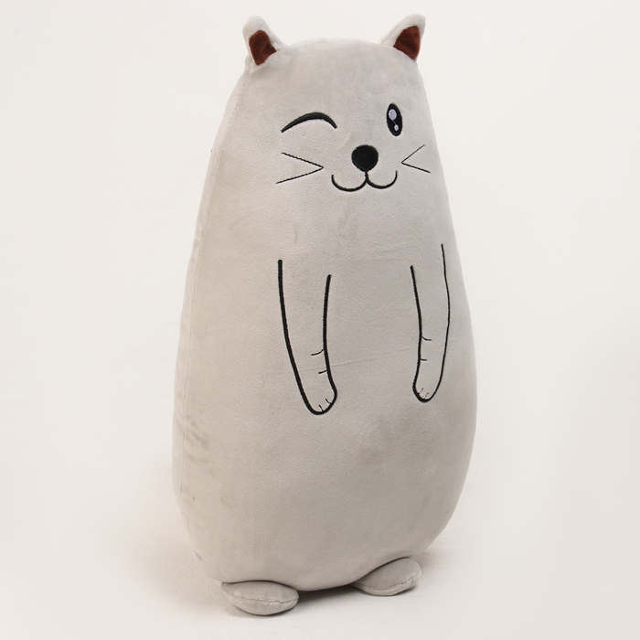 Мягкая игрушка «Кот», 50 см, цвет серый Мягкая игрушка «Кот», 50 см, цвет серый