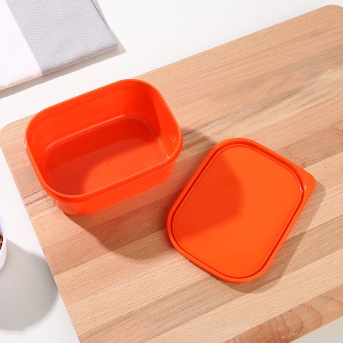 Ланч-бокс &laquo;Еда и котики&raquo;, прямоугольный, 500 мл