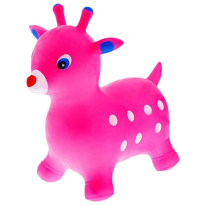 Попрыгун ZABIAKA «Оленёнок», h=55 см, 1200 г, цвет розовый Попрыгун ZABIAKA «Оленёнок», h=55 см, 1200 г, цвет розовый