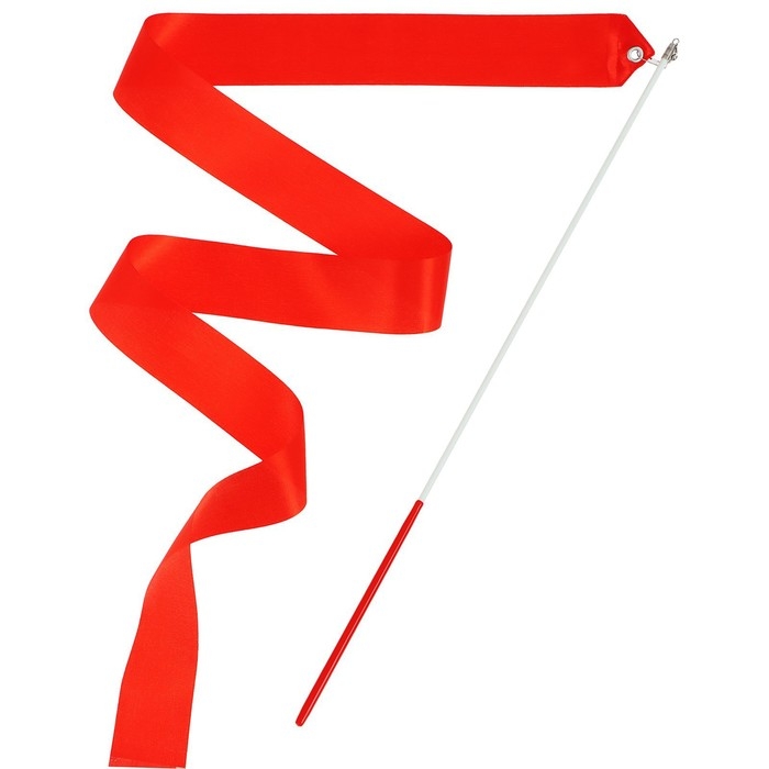 Лента для художественной гимнастики с палочкой Grace Dance, 4 м, цвет фуксия Лента для художественной гимнастики с палочкой Grace Dance, 4 м, цвет фуксия