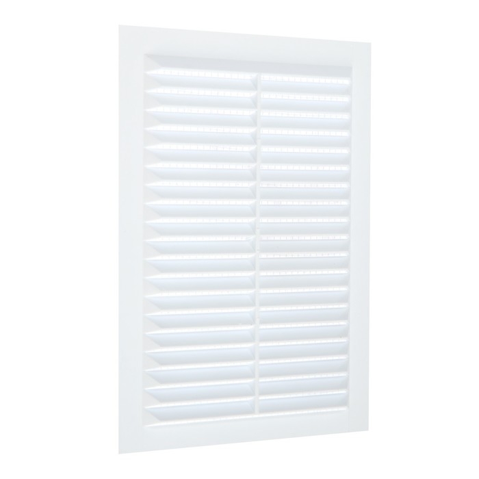 Решетка вентиляционная "КосмоВент" Л135, 135 х 185 мм, с сеткой, неразъемная