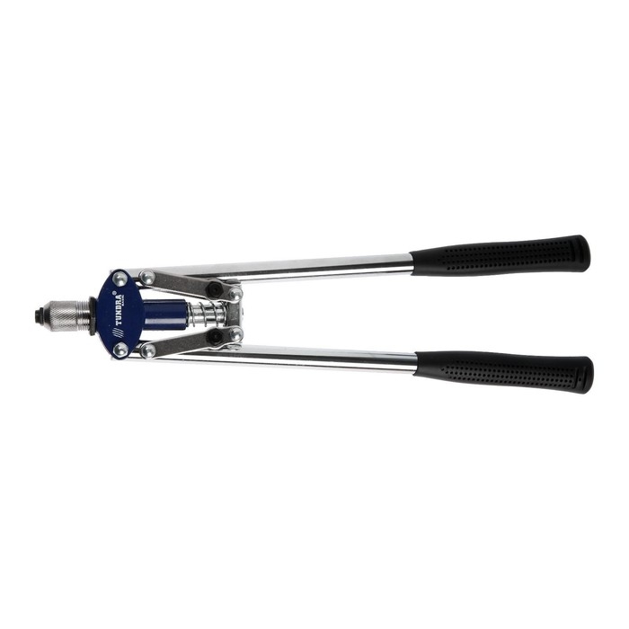 Заклепочник ТУНДРА, 430 мм, усиленный, заклепки 3.2 - 4 - 4.8 мм Заклепочник ТУНДРА, 430 мм, усиленный, заклепки 3.2 - 4 - 4.8 мм