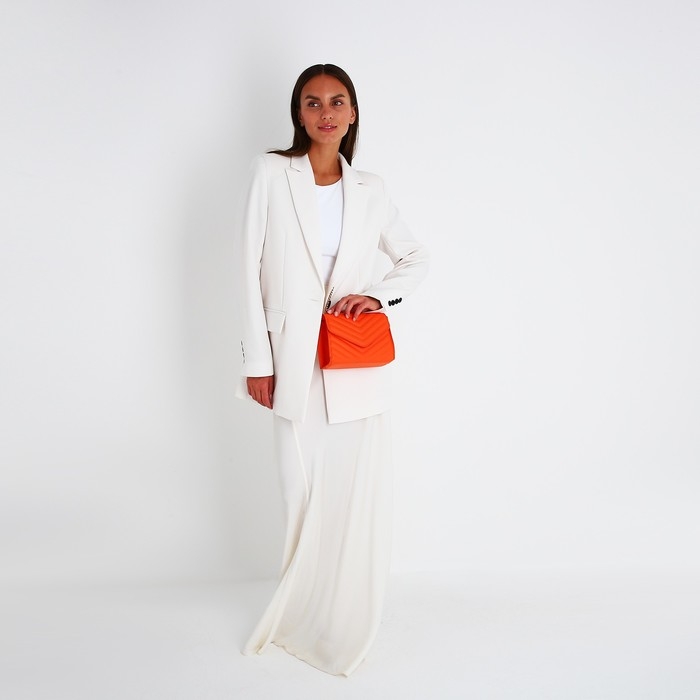 Сумка-мессенджер на молнии, цвет оранжевый Сумка-мессенджер на молнии, цвет оранжевый