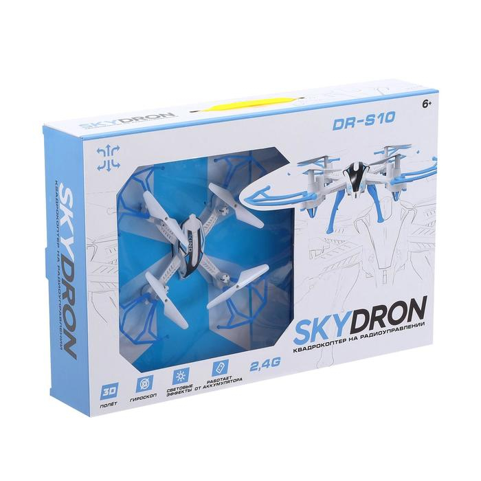 Квадрокоптер радиоуправляемый SKYDRONE, работает от аккумулятора, цвет зелёный Квадрокоптер радиоуправляемый SKYDRONE, работает от аккумулятора, цвет зелёный