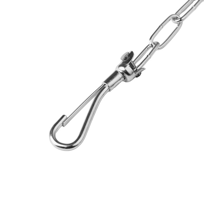 Цепь для привязи собак, сварные звенья, 1,8 м, калибр 30 мм, толщина проволки 2,6 мм Цепь для привязи собак, сварные звенья, 1,8 м, калибр 30 мм, толщина проволки 2,6 мм