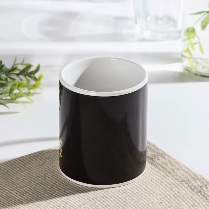 Кружка - хамелеон керамическая Доляна «Брутальный джентльмен», 350 мл Кружка - хамелеон керамическая Доляна «Брутальный джентльмен», 350 мл