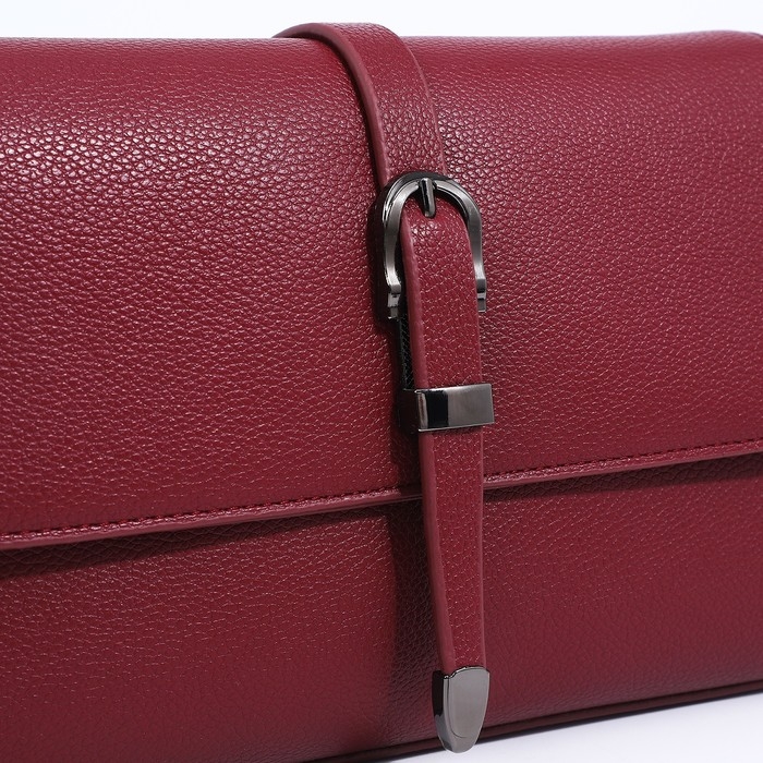 Сумка-мессенджер на магните, цвет бордовый Сумка-мессенджер на магните, цвет бордовый