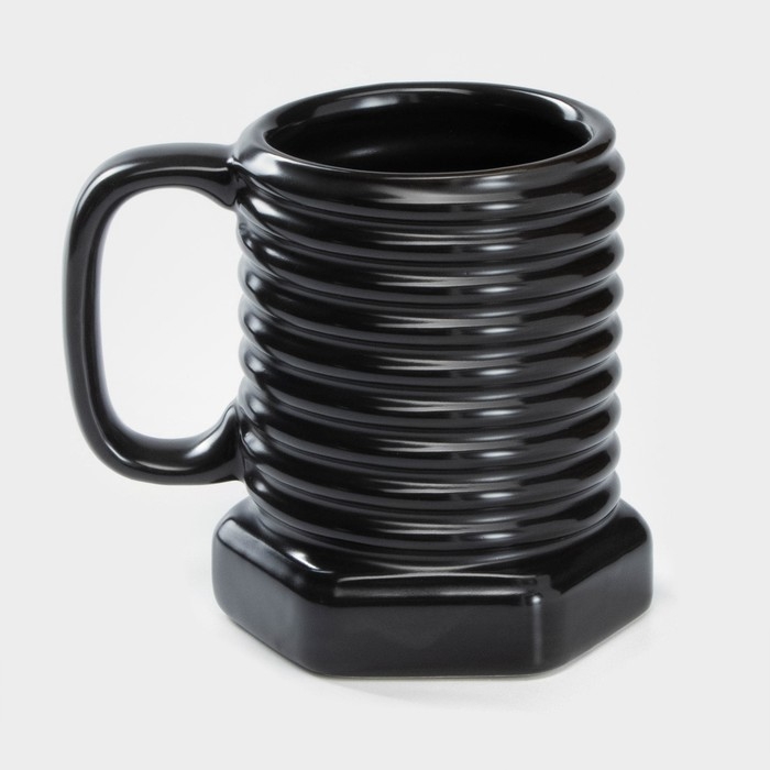 Кружка керамическая «Болт», 350 мл, цвет МИКС Кружка керамическая «Болт», 350 мл, цвет МИКС