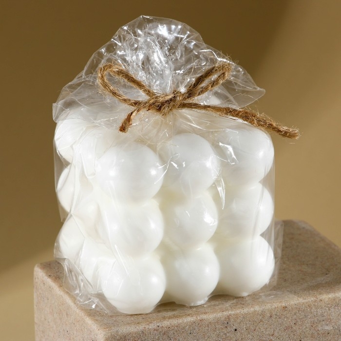 Свеча формовая  Свеча формовая "Облако", белая