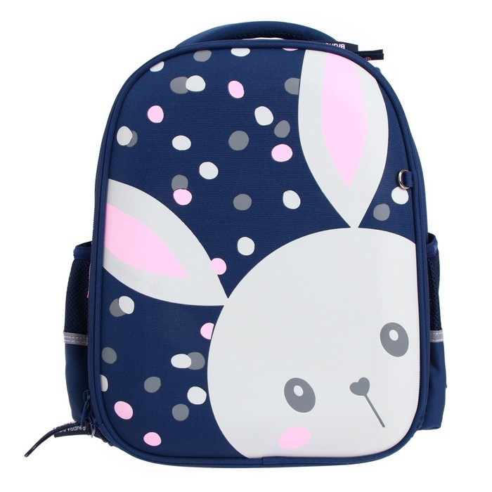 Рюкзак каркасный 36 х 28 х 17 см, + пенал, Bruno Visconti Рюкзак каркасный 36 х 28 х 17 см, + пенал, Bruno Visconti "Ушастик"