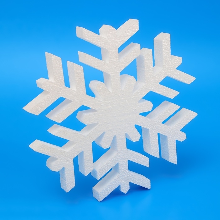 Форма из пенопласта Форма из пенопласта "Снежинка" 29 х 29 х 3 см