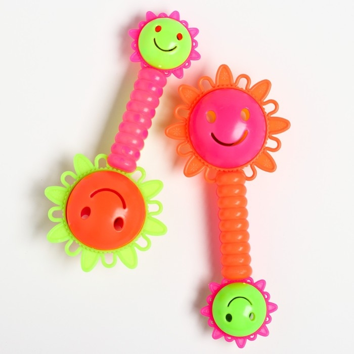 Погремушка «Солнышко», цвет МИКС, Крошка Я Погремушка «Солнышко», цвет МИКС, Крошка Я