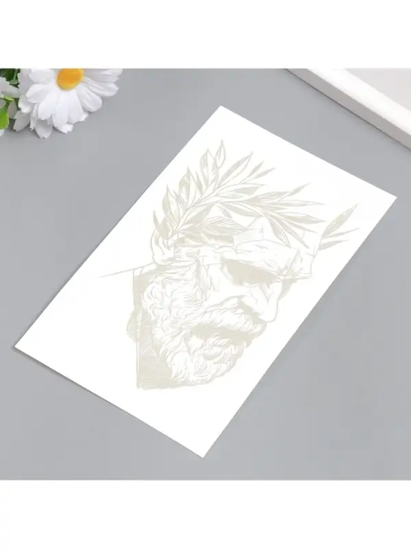 Переводная тату на тело «Скульптура», 18×11 см Переводная тату на тело «Скульптура», 18×11 см