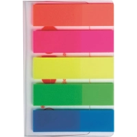 Клейкие закладки пласт. 5цв.по 25л. Film Kores 45105