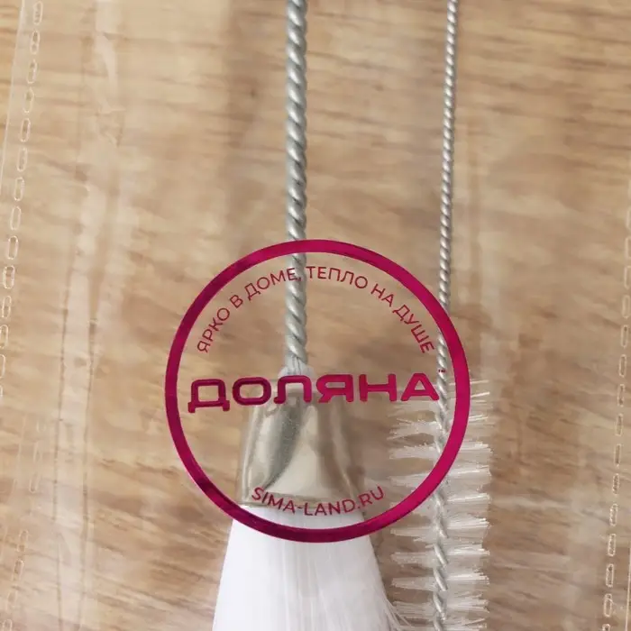 Ёршики для посуды Доляна, 2 шт.: 14.5&times;2.5 см, 17&times;0.5 см, белые