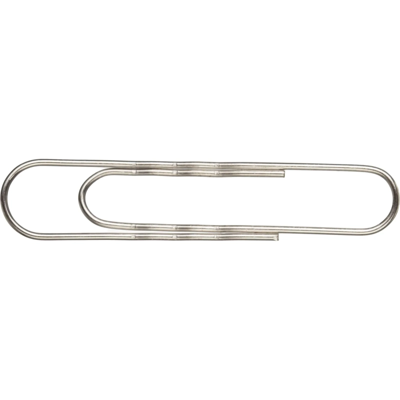 Скрепки Attache никелированные, 78 мм, гофрированные,европодвес, 30 шт/уп