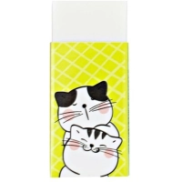 Ластик прямоугольный M&G So Many Cats, 43x18x12 мм, ПВХ, белый, уп ассорти