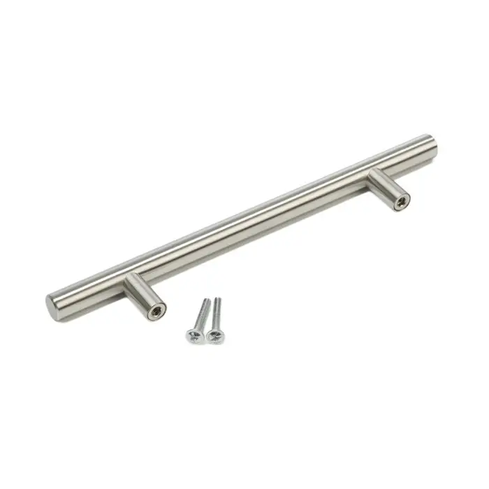 Ручка рейлинг ТУНДРА, нерж. сталь, d=12 мм, м/о 128 мм, цвет никель, фасовка 500 шт. Ручка рейлинг ТУНДРА, нерж. сталь, d=12 мм, м/о 128 мм, цвет никель, фасовка 500 шт.