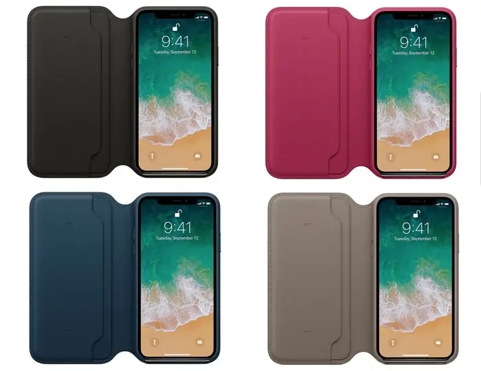 Чехол iPh X Кожаный Folio Чехол iPh X Кожаный Folio