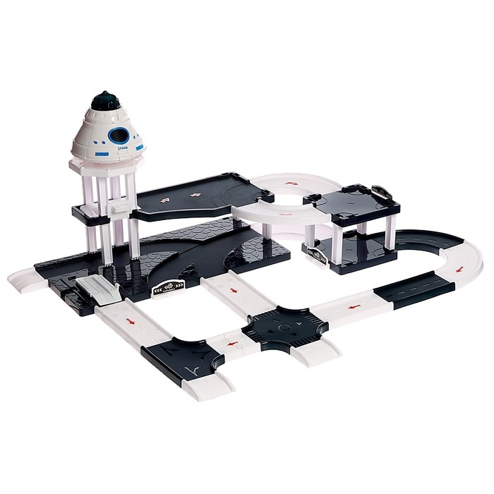 Парковка &laquo;Космическая станция&raquo;, световые эффекты