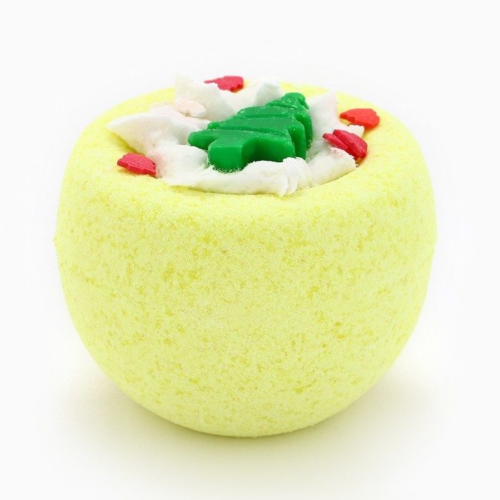 Бомбочка для ванны с добавками, 160 г, Новый Год