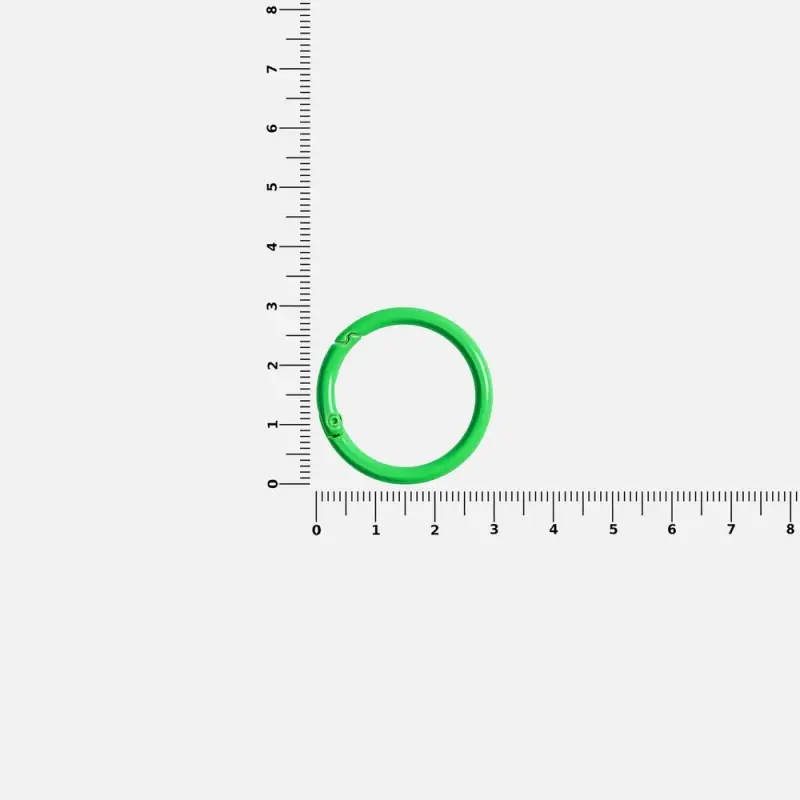 Карабин-кольцо Claus, L, зеленый неон Карабин-кольцо Claus, L, зеленый неон
