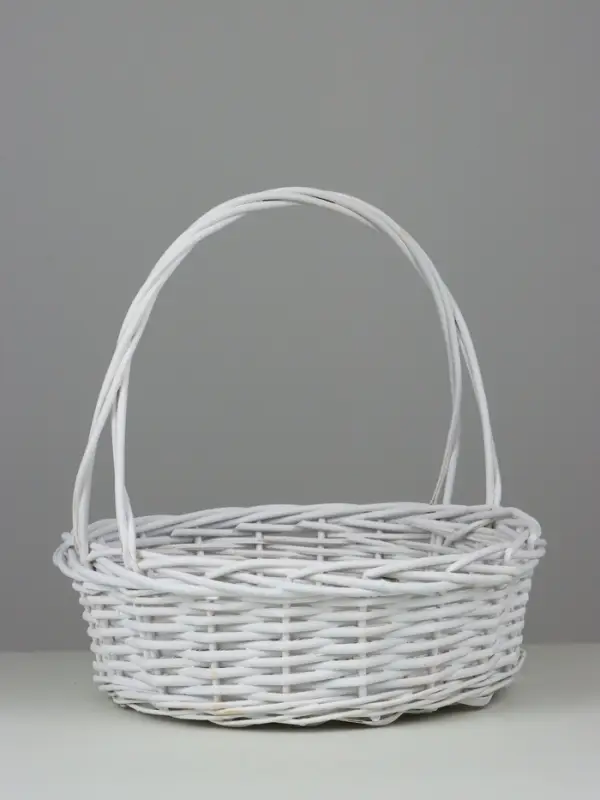 Набор корзин  (ива), 40 H12 HH39 B33, 35 H10 HH34 B28, 28 H9 HH31 B22, 3 шт., белый