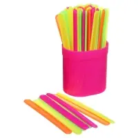 Счетные палочки 50 штук в пенале &laquo;Фонарики&raquo; Calligrata, неоновые, МИКС