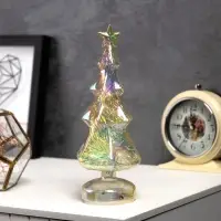 Светодиодная фигура &laquo;Ёлка новогодняя&raquo;, 24&times;12 см, 10 LED, от батареек АААх2, свечение тёплое белое