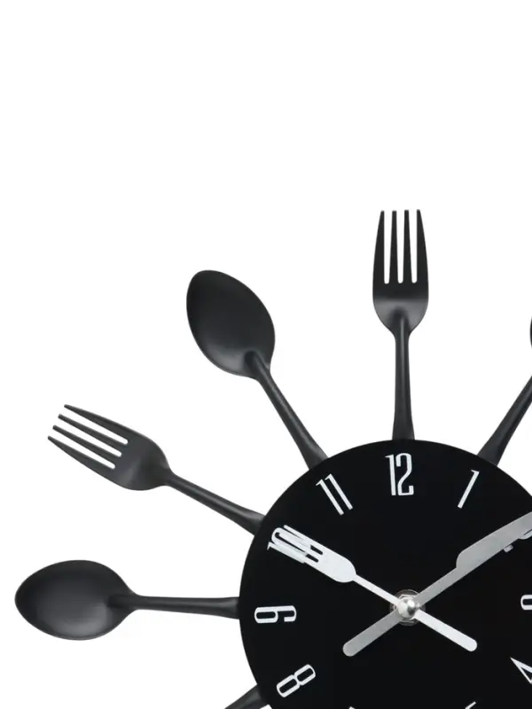 Часы настенные &laquo;Столовые приборы&raquo;, плавный ход, 32&times;32 см, циферблат 13 см