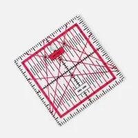 Набор линеек для квилтинга и пэчворка 30&times;30/25&times;25/15&times;15/10&times;10 см, s=3 мм