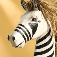 Сувенир «Зебра», 30×10×45 см, дерево, чёрно-белый Сувенир «Зебра», 30×10×45 см, дерево, чёрно-белый