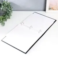 Фотоальбом 50 "магнитных"листов "style" 23X28см, пер-т 3-кольца