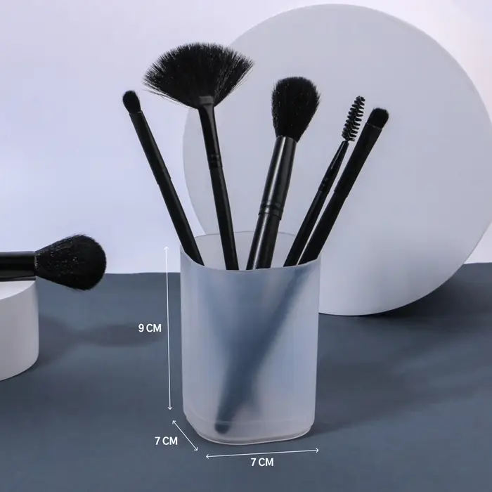 Органайзер - подставка для хранения маникюрных/косметических принадлежностей «STANDART», 7 × 7 × 9 см, цвет белый матовый