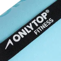 Коврик для фитнеса и йоги ONLYTOP, нескользящий, 183&times;61&times;0.6 см, цвет серый/голубой
