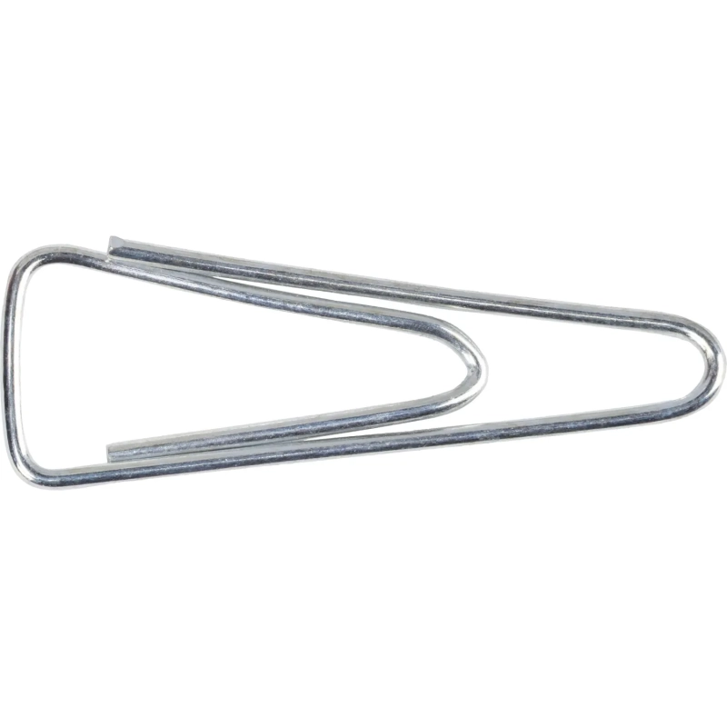 Скрепки Attache оцинкованные треугольные 25 мм, негофрированные, 100шт/уп