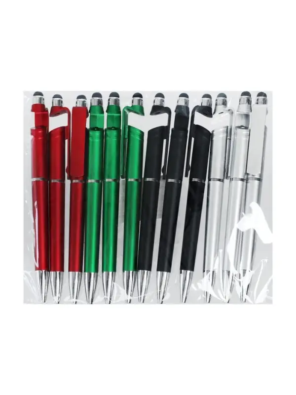 Ручка-прикол Calligrata &laquo;Подставка под сотовый&raquo;, со стилусом, синий стержень, шариковая, МИКС