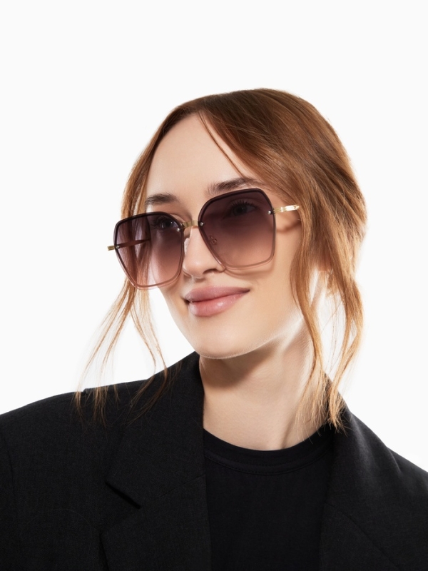 Очки солнцезащитные uv 400, дужка 13.5 см, ширина 13.4 см, линза 5.6×6 см