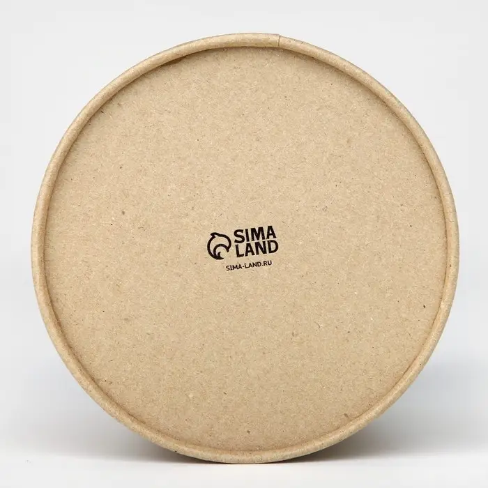 Коробка подарочная шляпная из крафта, упаковка, «Beautiful», 15 х 15 х 15 см