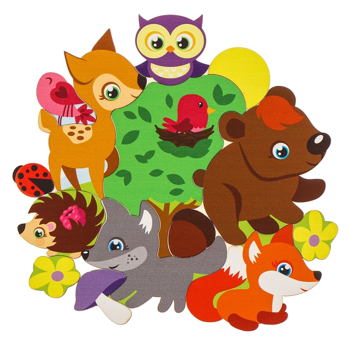 Головоломка «Лесные жители» Головоломка «Лесные жители»