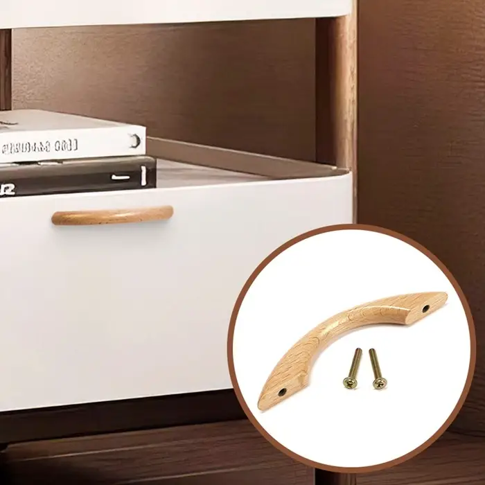 Ручка-скоба CAPPIO RSC043, дерево, м/о 96 мм Ручка-скоба CAPPIO RSC043, дерево, м/о 96 мм