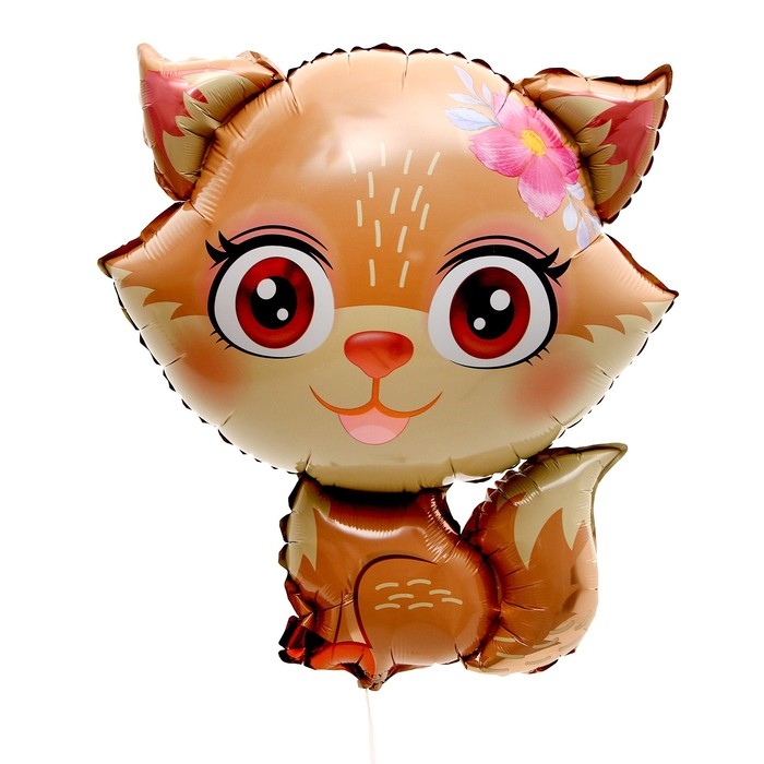 Шар фольгированный 27" &laquo;Котёнок с большими глазами&raquo;