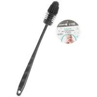 Ёршик для бутылочек и сосок Крошка Я, силиконовый, серый, 26 см