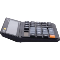 Калькулятор настольный КОМП. Deli EM01120, 12-р, дв.пит., 139x131мм, черный