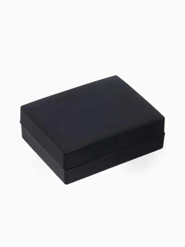 Набор мужской стальной &laquo;Запонки + Зажим для галстука&raquo;, брутальность, чёрный в серебре