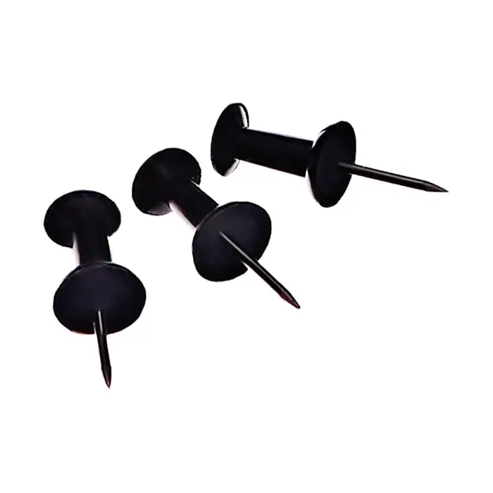 Кнопки силовые черные 50 штук в картонной коробке Кнопки силовые черные 50 штук в картонной коробке