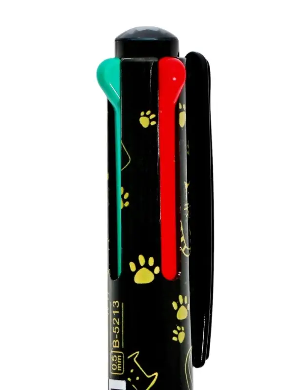 Ручка шариковая многоцветная, автоматическая 4 цвета, корпус с рисунком, МИКС Ручка шариковая многоцветная, автоматическая 4 цвета, корпус с рисунком, МИКС