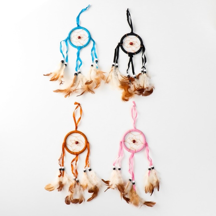 Ловец снов Ловец снов "Паутинка с жемчугом" d=5 см, МИКС